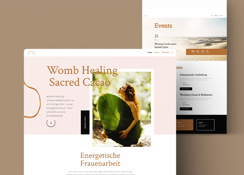 Spirituelles Webdesign