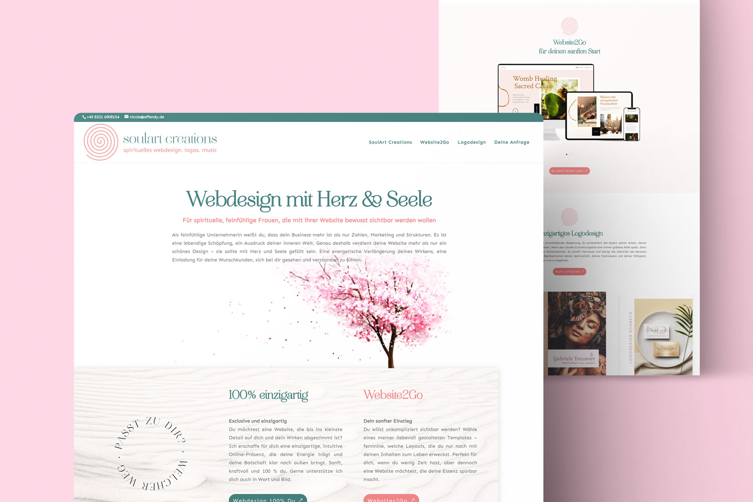 Webdesign für spirituelle Unternehmer