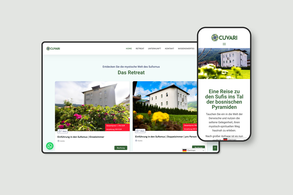 Webdesign Reiseveranstalter